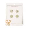 Grech & Co Σκουλαρίκια Checks (set of 2)