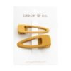 Grech & Co Matte Clips - Χρυσά (set of 2)