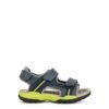 Geox Borealis Avio/Lime Πέδιλα για αγόρια