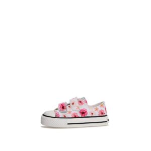 NATURINO Ayasy White/Fuchsia Πάνινα παπούτσια για κορίτσια