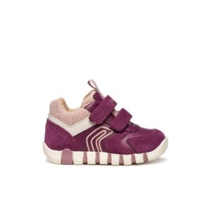 GEOX Iupidoo Dk Purple/Rose Παπουτσάκια για τα πρώτα βήματα