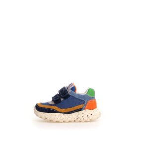 FALCOTTO AMANTEA Navy/Azure Ανατομικά, δερμάτινα, αθλητικά παπουτσάκια για αγόρια