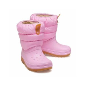 CROCS Classic Neo Puff Pink Γαλότσες για κορίτσια