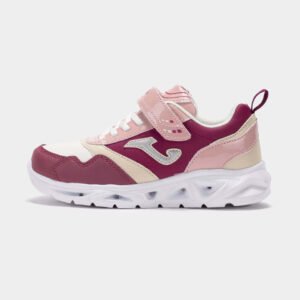 JOMA Star Purple Beige Αθλητικά παπούτσια για κορίτσια με φωτάκια