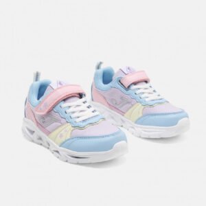 JOMA Nova Blue-Pink Αθλητικά παπούτσια με φωτάκια για κορίτσια