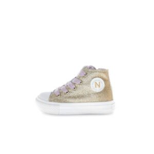 NATURINO Ylfas Glitter - Platinum/Lilac Πάνινα παπούτσια για κορίτσια