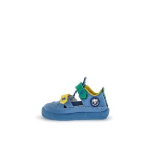 NATURINO Giommy Lt. Blue Barefoot κλειστά πέδιλα για μικρά αγόρια