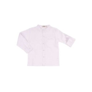 Λευκό πουκάμισο για αγόρια με λευκό μανίκι της EMC