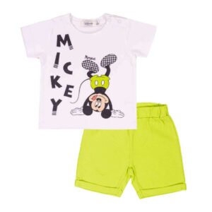Σετ για αγόρια με σορτς και t-shirt με στάμπα τον Mickey Mouse από την EMC