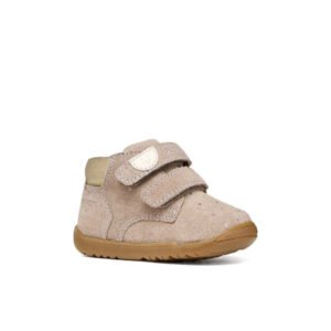 GEOX Macchia Dk Beige Παπούτσια για μικρά κορίτσια για τα πρώτα βήματα