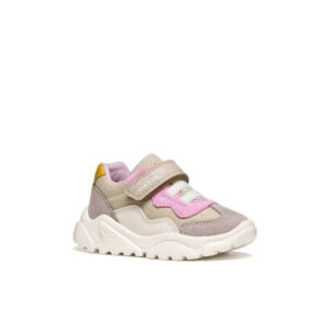 GEOX CIUFCIUF Beige - Sneakers για μικρά κορίτσια