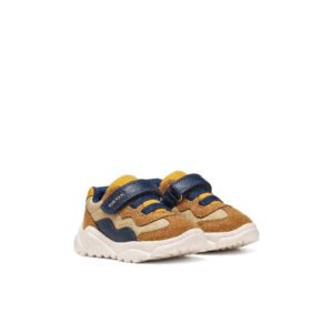 GEOX Ciufciuf Lt. Caramel/Navy Sneakers για μικρά αγόρια