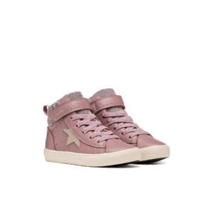 GEOX Gisli Dk Rose/Platinum Μποτάκια για κορίτσια