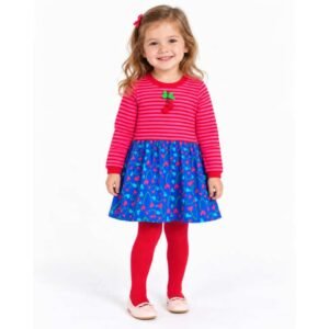 Παιδικό Φόρεμα με Ρίγες & Πολύχρωμο Print Agatha Ruiz de la Prada