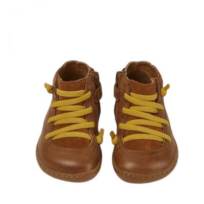CAMPER PEU Brown leather ankle boots