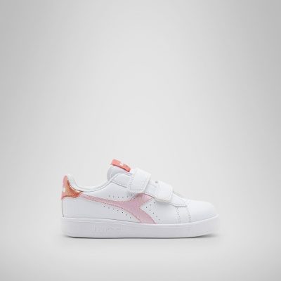 Diadora Sneaker GIRL PS – White/Raspberry Sorbet