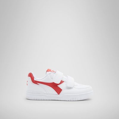 Diadora Sneaker Raptor Low PS – White/Aurora Red