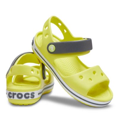 Crocs Crocband Sandal Kids Citrus Grey