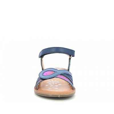 Kickers Sandals for Girls – Disposa Dark blue Metallized
