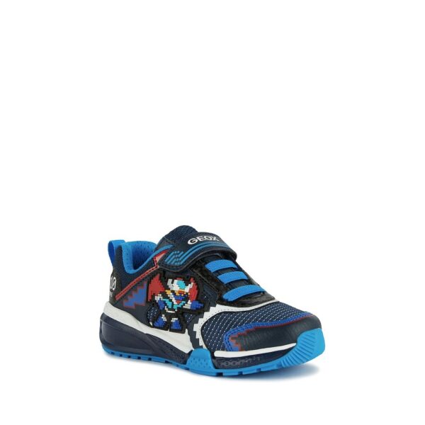 GEOX Sneaker with lights – SONIC Navy/Lt Blue