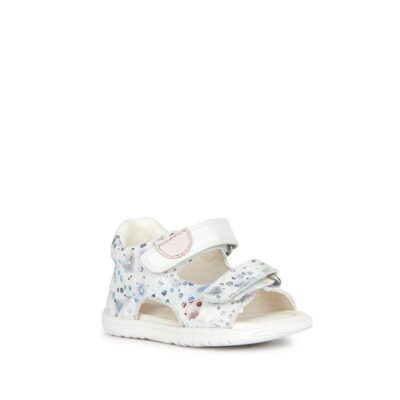 Geox Macchia OFF WHITE Sandals for baby girl