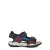 Geox Borealis Navy/Red Πέδιλα για αγόρια