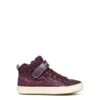 GEOX Kalispera Dk. Burgundy Μποτάκια για κορίτσια