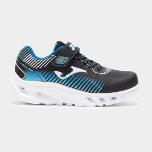 JOMA Aquiles Black Αθλητικά παπούτσια με φωτάκια για αγόρια