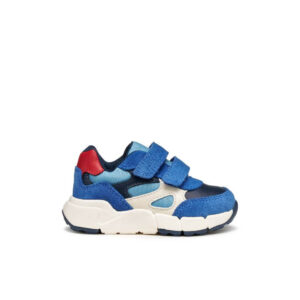 GEOX Flexyper Royal/Red Sneakers για μικρά αγόρια