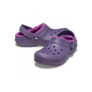CROCS Classic Lined Clog – Μοβ σαμπό της Crocs με επένδυση