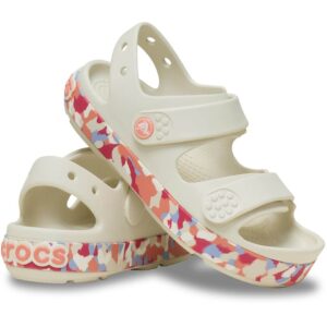 Crocband Cruiser Sandal Summit White/Guava Glow (λάμπει στο σκοτάδι)