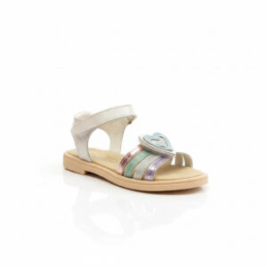 RICCO Iris Δερμάτινα ανατομικά πέδιλα για κορίτσια με φυσική καμάρα