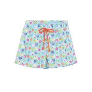 Agatha Ruiz De La Prada Γαλάζιο σορτς με πολύχρωμα σχέδια